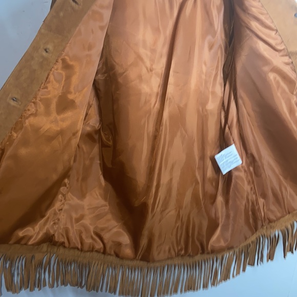 LEW MAGRAM Western Embroidered sz Large Fringe Jacket - Picture 8 of 10